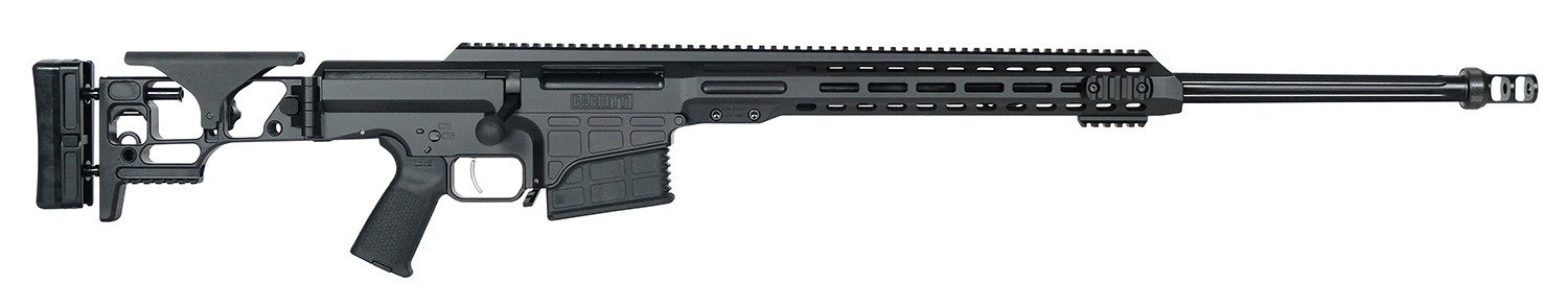 Barrett 18487 MRAD 300 Win Mag 26" 10+1 Black Cerakote Black Folding with Adjustable LOP Stock Black Polymer Grip Right Hand