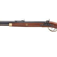 Taylors & Company 210109 Pedersoli Hawken Target 50 Cal Percussion 28" Blued Single Shot Octagon Barrel, Color Case Hardened Steel Receiver, Fixed Walnut Stock