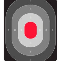Birchwood Casey 37054 EZE-Scorer Silhouette Paper Target 23" x 35" 100 Per Pkg