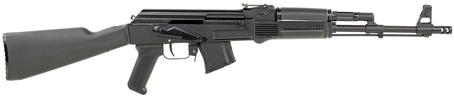 Arsenal SAM7R62 SAM7R 7.62x39mm 10+1 16.25", Black, Polymer Furniture, Muzzle Brake, Ambi Safety, Enhanced FCG, Adj. Sights, Includes Cleaning Kit & Sling