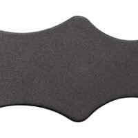 Cold Steel CS80STMB Micro Flight Thrower Fixed Plain Spear Point Black 550C Steel Blade/Handle