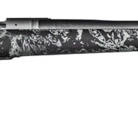 Christensen Arms 8010615900 Ridgeline FFT Full Size 300 PRC 3+1, 22" Stainless Steel Threaded Barrel, Stainless Aluminum Receiver, Black w/Gray Accents Fixed Sporter w/Flash Forged Technology Stock