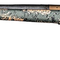 Christensen Arms 8010621300 Ridgeline FFT 300 Win Mag 3+1 22" Carbon Fiber/Threaded Barrel, Burnt Bronze Cerakote, Green with Black/Tan Accents Stock, Left Hand