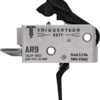 TriggerTech AH9TDB33NNF Duty Flat Trigger Two-Stage 3.50 lbs Draw Weight Fits AR-9