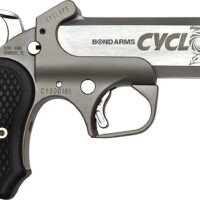 Bond Arms BACY Cyclops 45-70 Gov 1rd Shot 4.25" Stainless Stainless Steel Barrel Matte Stainless Black Extended B6 Resin Grips