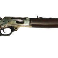 Henry H009BGL Side Gate Full Size 30-30 Win 5+1 20" Blued Steel Barrel, Polished Brass Receiver, Fixed American Walnut Stock