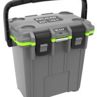 PELICAN 20Q-1-DKGRYEGRN 20QT ELITE COOLER GRY/GRN