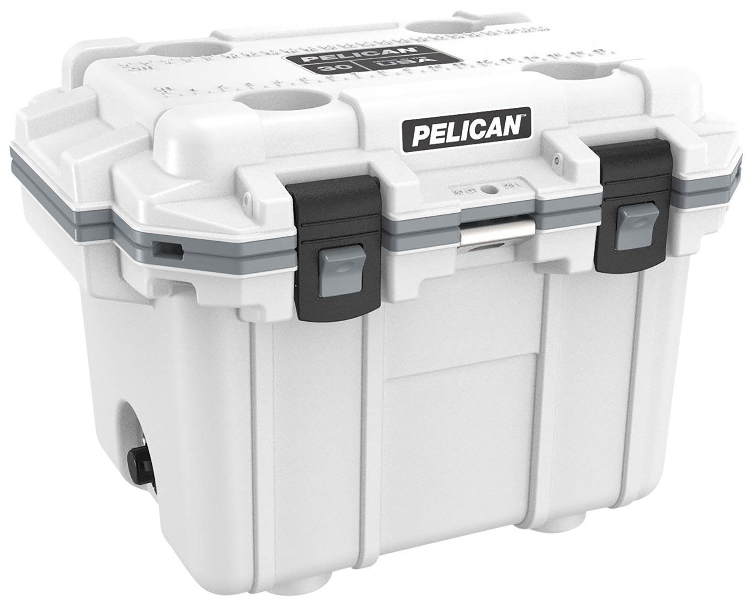 PELICAN 30Q-1-WHTGRY 30QT ELITE COOLER WHT/GRY