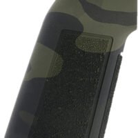B5 Systems PGR1473 Type 22 P-Grip Black Multi-Cam Aggressive Textured Polymer, Increased Vertical Grip Angle with No Backstrap, Fits AR-Platform