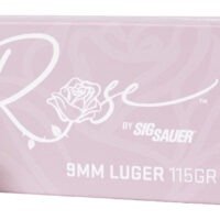 Sig Sauer E9MMB1ROSE50 Rose  9mm Luger 115gr Full Metal Jacket 50 Per Box/20 Case