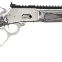 Marlin 70432 1894 SBL 44 Special/44 Rem Mag 8+1/9+1 16.10" Polished Stainless Threaded Barrel, Polished Stainless Picatinny Rail Receiver, Gray Fixed Laminate Stock