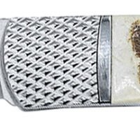 CobraTec Knives CTTHRSTG Trapper Hidden Release 3.12" Flip Open Drop Point Plain Satin D2 Steel Blade, 4.25" Stag Scales Handle