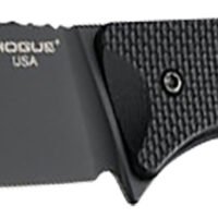 Hogue 35854 Extrak  XL 3.90" Fixed Clip Point Plain Black Cerakote CPM M4 Tool Steel Blade, Black Textured G10 Scales Handle