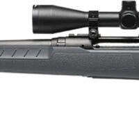 Savage Arms 32205 Axis 2 XP Combo Full Size 22-250 Rem 4+1 22" Black Sporter Barrel, Black Carbon Steel Receiver Drilled & Tapped, Gray Fixed Synthetic Stock, Weaver 3-9x40mm Scope, Left Hand