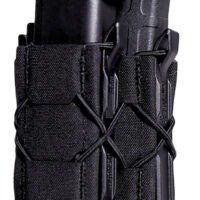 High Speed Gear 24DD00BK TACO Gen 2 Double Decker Black Nylon Laminate MOLLE Mount Pistol/Rifle