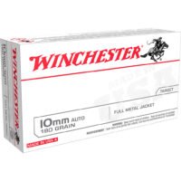 Winchester USA Pistol Ammo 10mm 180 gr. FMJ 50 rd.