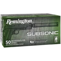 Remington Subsonic Handgun Ammo 9mm 147 gr. FNEB 50 rd.