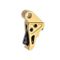 Tyrant CNC TDHCATTRIGGOLD/BLK Trigger/Shoe Gold/Black Fits Springfield Hellcat Pro