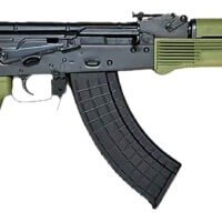 Riley Defense Inc RAK102G RAK 7.62x39mm 30+1 16.25" Black Nitride Threaded Barrel, Black Oxide Mil-Spec Receiver, Fixed Army Green Polymer, Stock OD Green Polymer Grip