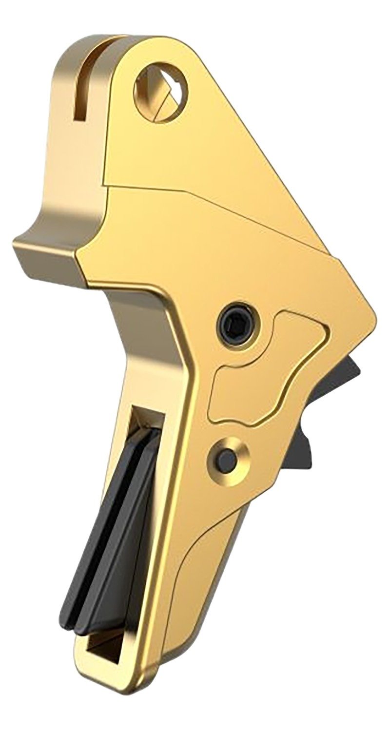 Tyrant CNC TDMPTRIGFSCGOLD/BLK Gold Fits S&W M&P Full-Size & Compact