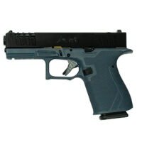 Great Lakes Firearms GL19BLU Striker 9mm 15+1 4" Front/Rear Serrations Cerakote Blue Titanium