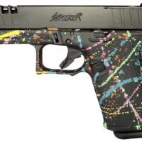 Great Lakes Firearms GL19SBLK Striker 9mm 15+1 4" Front/Rear Serrations Cerakote Splatter Black
