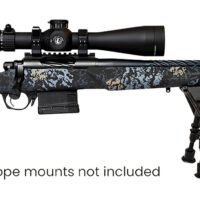 Horizon Firearms RF017S222214T19 Vandal Prime 22 Creedmoor 22" Black Spiral Fluted Threaded Barrel, Drilled & Tapped Receiver, Textured Iota EKO Carbon Fiber Stock