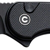 Civivi Knives C18062P-1 Elementum II  EDC 2.96" Folding Drop Point Plain Black Stonewashed Nitro-V Steel Blade, Black Textured G10 Handle