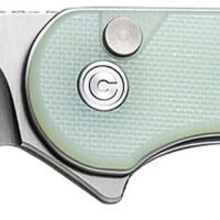 Civivi Knives C18062P-2 Elementum II  EDC 2.96" Folding Drop Point Plain Satin Nitro-V Steel Blade, Natural G10 Handle