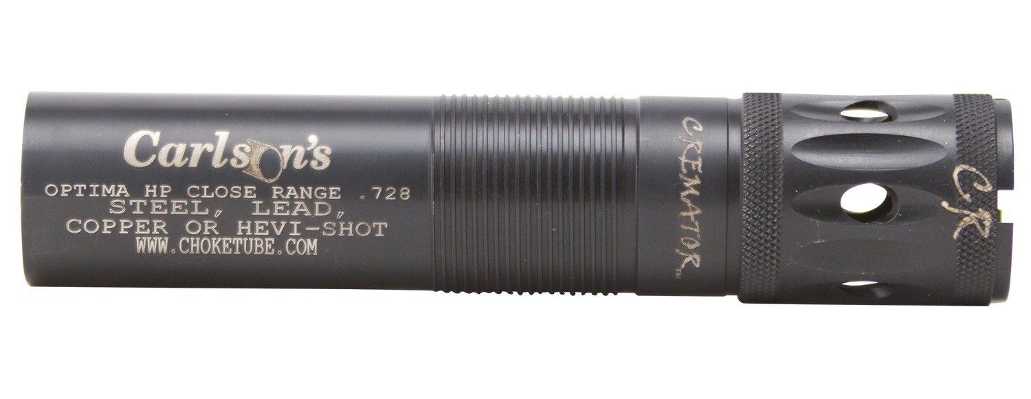 Carlson's Choke Tubes 11563 Cremator Beretta Optima HP 12 Gauge Close Range Ported Steel