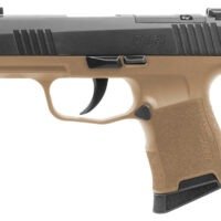 Sig Sauer 3659CTXR3P P365X Micro-Compact Frame 9mm Luger 10+1 3.10" Steel Barrel, Optic Ready/Serrated Slide, Coyote Tan Stainless Steel Frame w/Accessory Rail, Polymer Grip