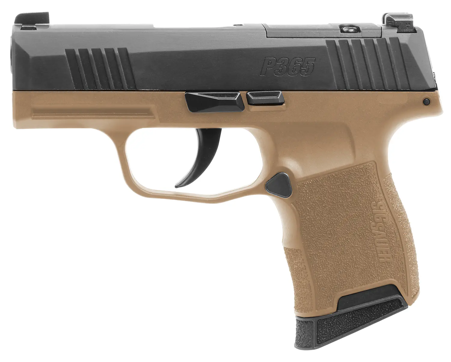 Sig Sauer 3659CTXR3P P365X  Micro-Compact Frame 9mm Luger 10+1 3.10" Steel Barrel, Optic Ready/Serrated Slide, Coyote Tan Stainless Steel Frame w/Accessory Rail, Polymer Grip