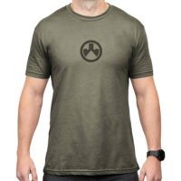 Magpul MAG1115-317-3XL Icon Logo Olive Drab Heather Cotton/Polyester Short Sleeve 3XL
