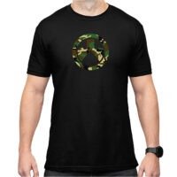 Magpul MAG1225-001-XL Woodland Camo Black Cotton/Polyester Short Sleeve XL