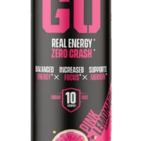 Jocko Fuel 29076 Pink Lemonade Energy Drinks 12oz 12Pack
