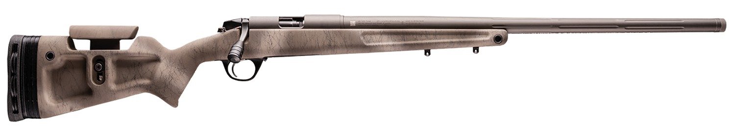 CVA PR5030N Endura Pro 45 Cal 26" Tungsten Cerakote Fluted Threaded Barrel, Drilled & Tapped Stainless Steel Receiver, Grayboe Eagle Pro Desert Camo w/Black Webbing Synthetic Stock