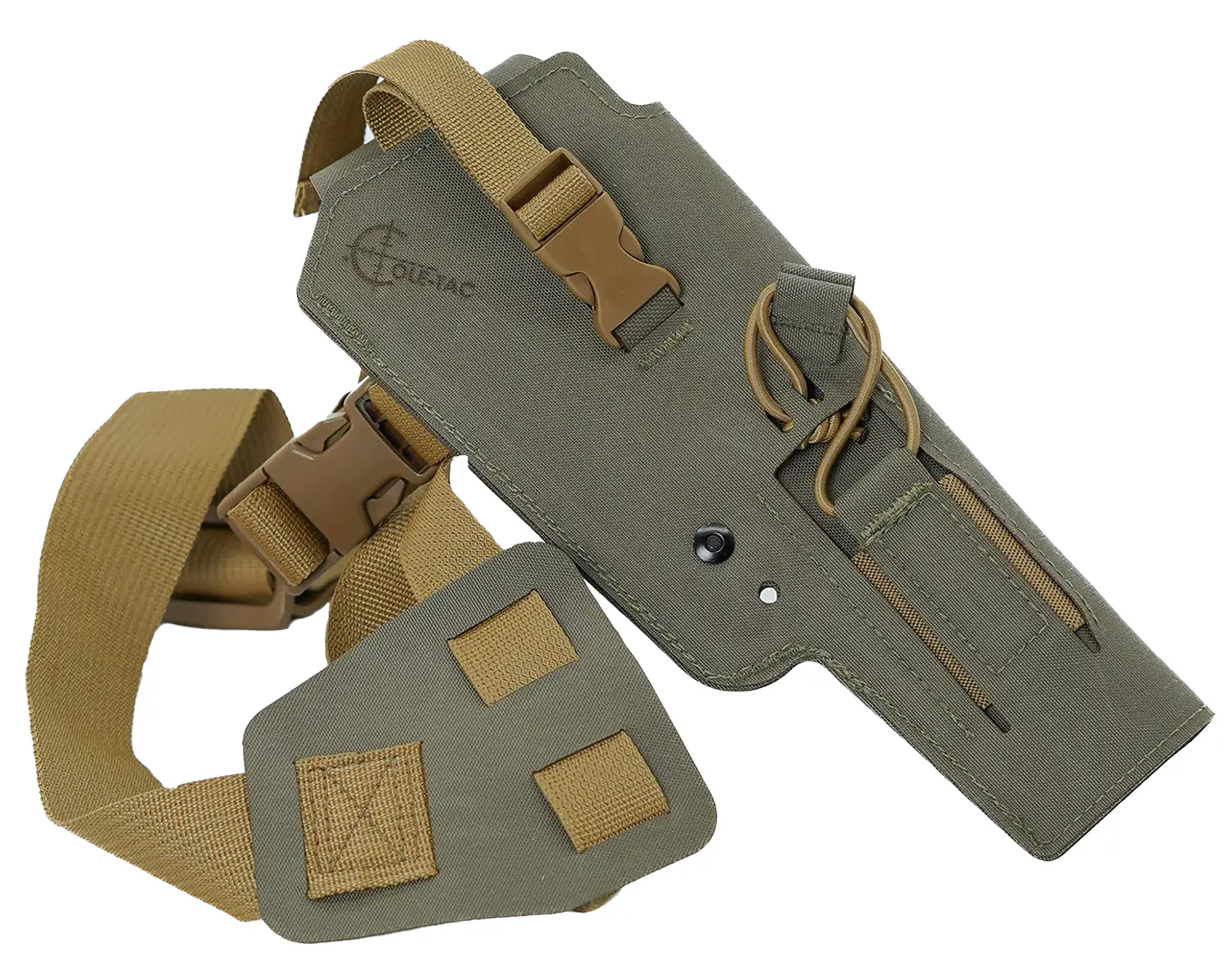 Cole-tac VW114 Varmint Wrangler Pistol Holder Ranger Green Right Hand