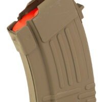 Global Ordnance LLC 810091157398 10rd Fully Ribbed 7.62x39mm Fits AK-47 FDE Steel