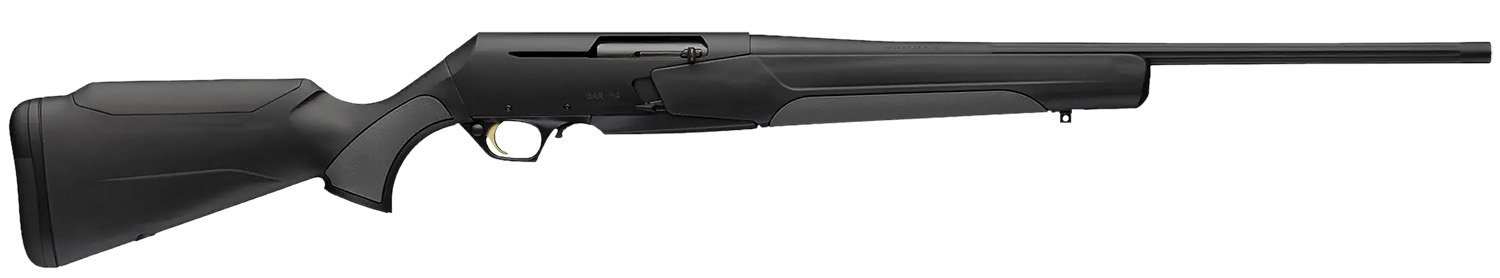 Browning 039007211 BAR MK4 Hunter 243 Win 4+1 22" Matte Black Fluted Barrel, Matte Blued Aluminum Alloy Drilled & Tapped Receiver, Black Adj Shim Synthetic Stock