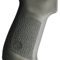 Hogue 74031 Pistol Grip w/o Finger Grooves OD Green Overmolded Rubber Fits AK-47/AK-74
