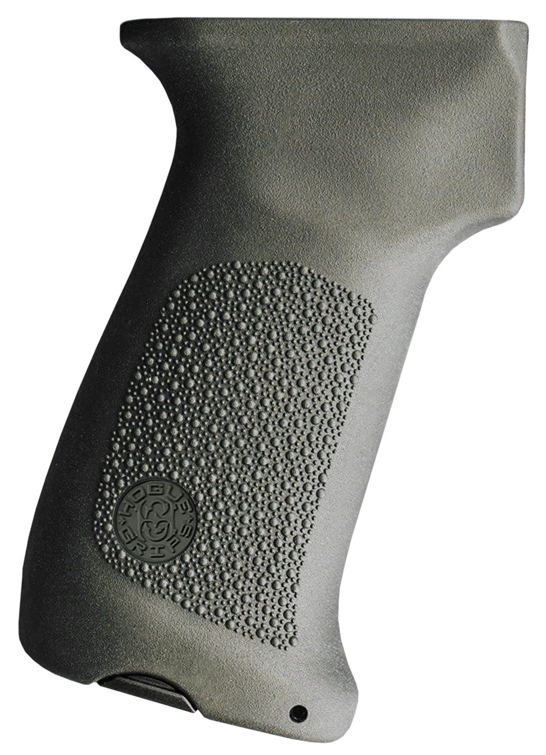 Hogue 74031 Pistol Grip w/o Finger Grooves OD Green Overmolded Rubber Fits AK-47/AK-74