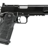 Kimber Mfg, Inc 3600302 DS Warrior 9mm Luger 20+1 5" Matte Stainless Barrel, KimPro Black Optic Cut/Serrated Slide, Black Stainless Steel Frame w/Beavertail & Picatinny Rail, Black Carbon Fiber Grip,