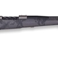 Weatherby MGT01N25CMR4B Mark V Backcountry Guide TI 25 Creedmoor 3+1 22" + 2" Graphite Black Cerakote Fluted Threaded Barrel, Titanium Drilled & Tapped Receiver, Exposed Carbon  w/Carbide Black Accent