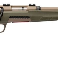 Winchester Repeating Arms 525240286 Xpert  17 WSM 8+1 18" Flat Dark Earth Cerakote Threaded Barrel, Flat Dark Earth Cerakote Steel Drilled & Tapped Receiver, OD Green Thumbhole Polymer Stock