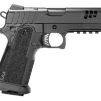 Girsan 395068 Witness2311 CMXX 45 ACP 11+1 4.25" Black Ported w/Integral Compensator Bull Barrel, Black Steel Lightening Cut/Optic Ready/Serrated Slide, Black Polymer Frame w/Beavertail & Picatinny Ra