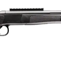 CVA CP802 Scout XP 300 Blackout 1rd 11.50" Matte Stainless Steel Fluted Threaded Barrel, Picatinny Rail, Graphite Black XP Pistol Grip