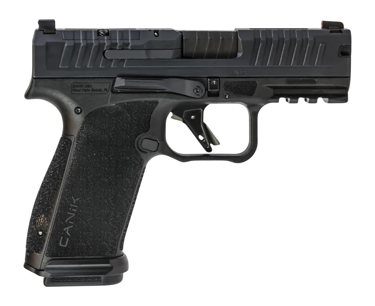 Canik HG8614N Mete MC9 Prime 9mm Luger 17+1 3.64" Optic Ready/Serrated Slide Black