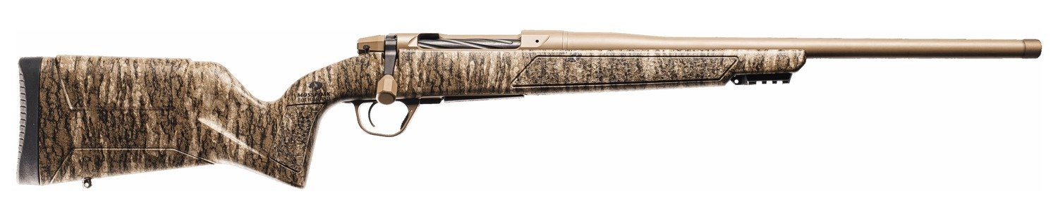 Christensen Arms 801-15021-01 Evoke Mossy Oak 300 PRC 4+1 22" Flat Dark Earth Cerakote Threaded Barrel, Flat Dark Earth Cerakote Drilled & Tapped Receiver, Picatinny Rail Forend, Mossy Oak Bottomland