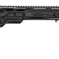 Cadex Inc CDX30LITE30824BR20I2F1 CDX-30 Lite 308 Win 10+1 24" Black DLC Fluted Threaded Barrel, Black Cerakote Receiver w/Picatinny Rail, M-LOK Handguard, Adjustable Folding Black Buttstock, Black Pol
