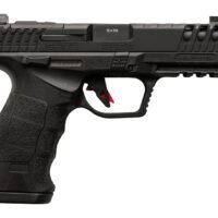 Sarsilmaz SAR9G3BL10 SAR9 Gen3 Full Size 9mm Luger 10+1 4.50" Black Barrel, Black Steel Optic Cut/Serrated Slide, Black Polymer Frame w/Picatinny Rail, Interchangeable Backstrap Grip, RMSc Footprint